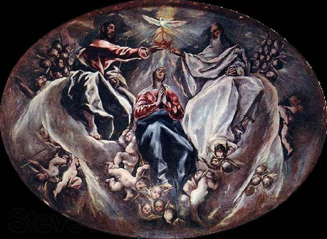 El Greco The Coronation of the Virgin